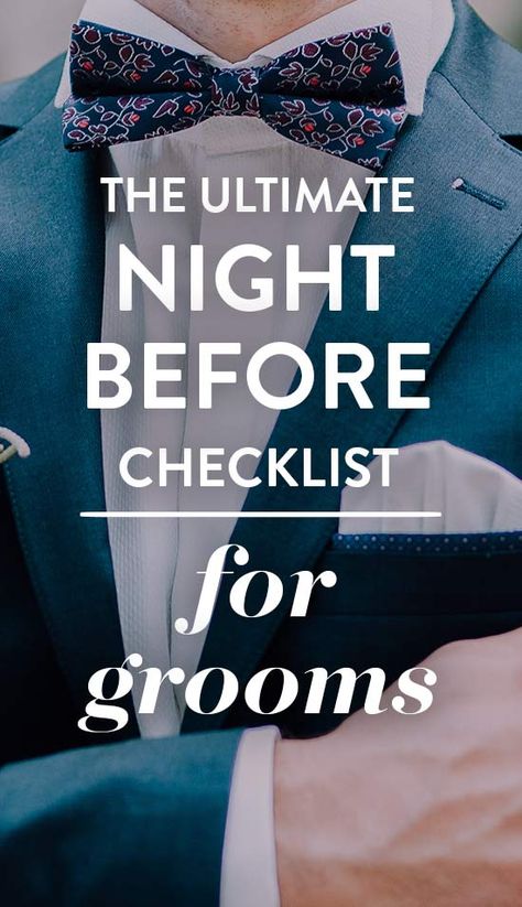 Groom Packing List For Wedding Day, Grooms List Of Things To Do, Before Wedding Checklist, Youtube Topics, Night Before The Wedding, Greek Theme, Zelda Wedding, Night Before Wedding, Different Wedding Ideas