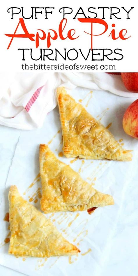 Apple Turnovers With Puff Pastry, Apple Pie Turnovers, Apple Turnovers Recipe, Pie Turnovers, Puff Pastry Apple Pie, Apple Turnover Recipe, Puff Pastry Apple, Apple Turnover, Dessert Apple