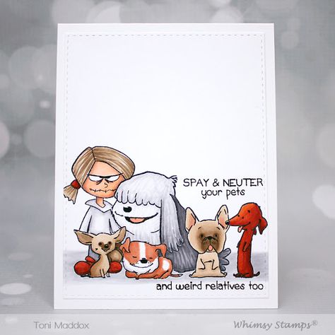 Pet Sympathy Cards, Crazy Bird, Stamps Collection, Pet Sympathy, Whimsy Stamps, Feral Cats, Dog Cards, Dog Themed, Cool Pets