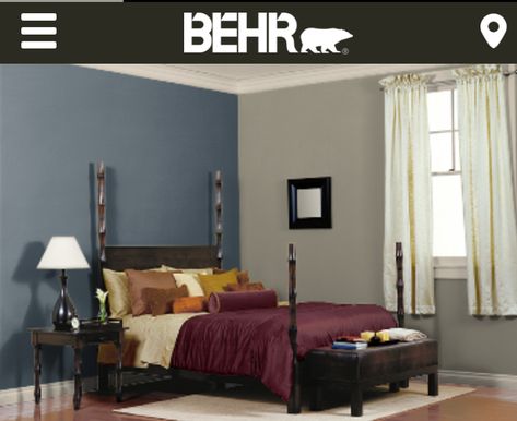 Behr Undersea and dusty olive Tan Living Room, Behr Paint Colors, Behr Paint, Bedroom Paint, Exterior House Colors, Room Paint, Bedroom Colors, My New Room, Room Colors