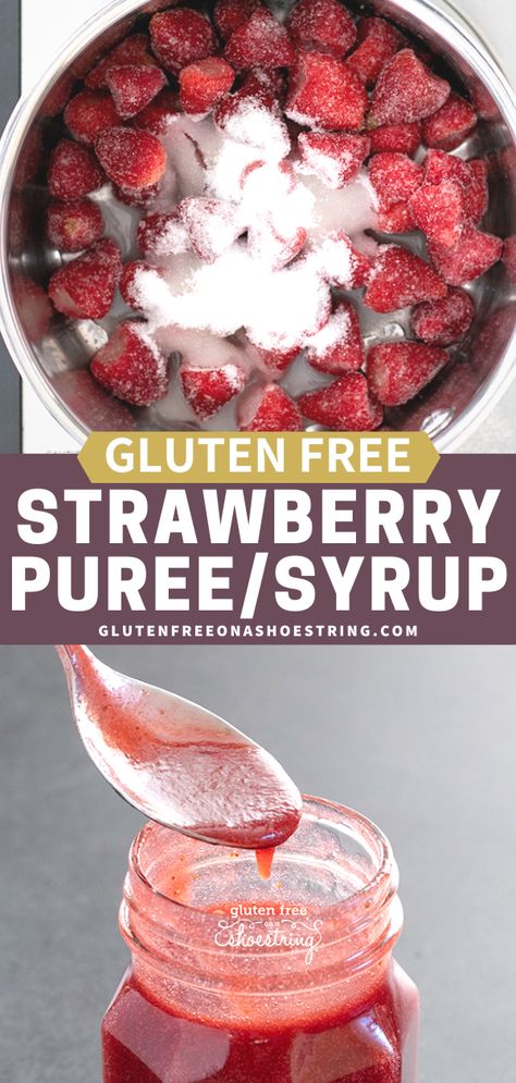 Strawberry Yogurt Pie, Strawberries And Sugar, Strawberry Fruit Dips, Homemade Strawberry Syrup, Strawberry Syrup Recipes, Frozen Strawberry Recipes, Dessert Strawberry, Canned Strawberries, Refreshing Breakfast