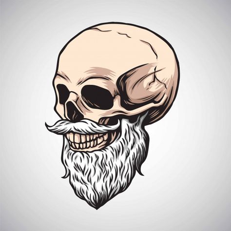 Discover thousands of Premium vectors availables in AI and EPS formats. Download whatever, cancel whenever. Beard Skull Tattoo, Moustache Drawing, Bearded Skull Tattoo, Beard Skull, Mustache Tattoo, Bearded Skull, Evil Skull Tattoo, Skull Beard, 16 Tattoo