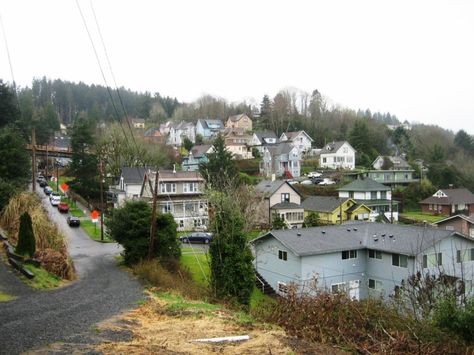 Astoria Oregon Oregon Neighborhoods, Manzanita Oregon, Astoria Oregon, Life After College, Mountain Town, The Hill, Small Town, My Dream Home, Pacific Northwest