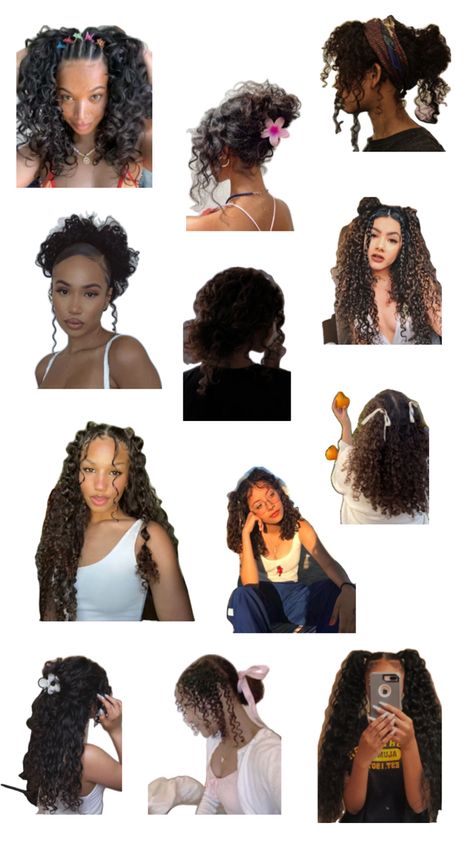 Curly Beach Hairstyles Natural Curls, Poofy Curly Hair Hairstyles, 2000s Hairstyles Curly Hair, Short Curly Hair Styles Easy, Y2k Hairstyles Curly, Curly Hair Advice, Curly Hair Inspo, 2000s Hairstyles, Curly Hair Care Routine