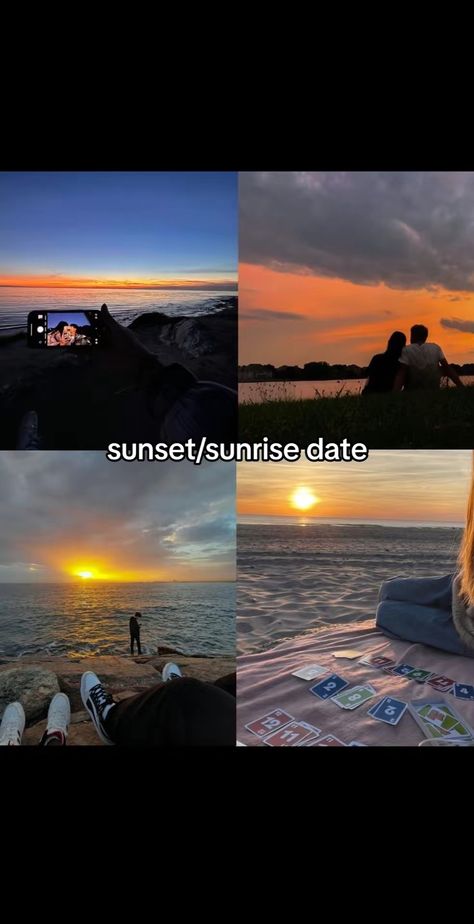 Date Ideas For At Home, Sunset Date Ideas, Cute Double Dates, Double Date Ideas Couples, Sweet Date Ideas, Date Asthetic Picture, Places To Go On A Date, Dream Dates Boyfriends, Cute Date Ideas Pictures