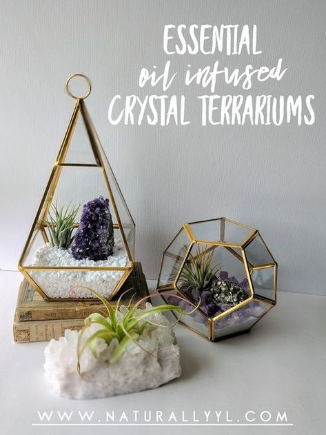 Crystal Terrarium Diy, Crystal Terrarium, Crystal Room Decor, Crystal Room, Crystal Garden, Crystal Aesthetic, Spiritual Decor, Ideas Hogar, Terrarium Diy