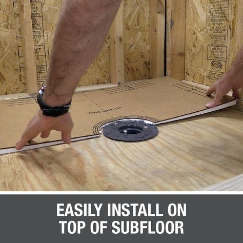 With Oatey® Perfect Slope, you can install a perfect tile shower pre-slope that requires half the mortar and half the time. Perfect Slope Tile Shower Pre-Slope Base can be used where code requires a slope to be installed beneath PVC shower pan liner. Oatey products have earned the trust of plumbing professionals for over 100 years. Oatey Perfect Slope White and Brown Solid Surface Shower Kit | 41640 Curbless Shower Pan, Building A Shower Pan, Shower Pan Liner, Diy Tile Shower, Shower Remodel Diy, Doorless Shower, Shower Installation, Shower Floor Tile, Diy Plumbing