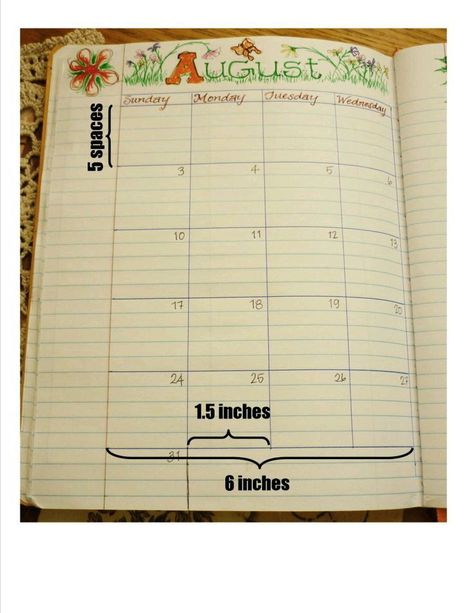 Composition Notebook Planner, University Notebook, Spiral Calendar, Homemade Planner, Handmade Planner, Journal Calendar, Diy Planner Notebook, Calendar Layout, Homeschool Planner