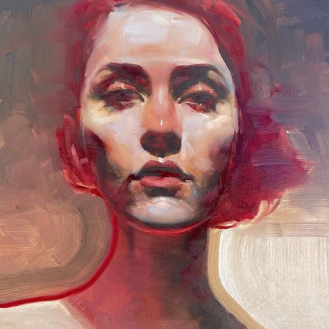 Michael Carson, Face Oil Painting, Acrylic Portrait Painting, Portraiture Art, Instagram Portrait, Portraiture Painting, Painting Demo, Figure Sketching, Oil Painting Portrait