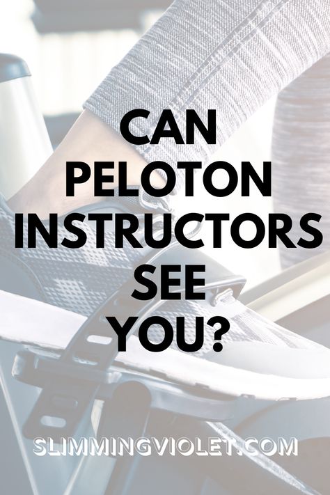 We discuss whether the Peloton instructors can really see you when you're taking their classes! Peloton Instructors, A Class, See You, Need To Know, Canning