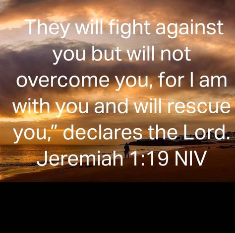 Jeremiah 1:19 NIV **Feeling overwhelmed? Fear not! **  Even when faced with opposition, God is by our side. No matter the challenge, He equips us with strength and promises deliverance. Jeremiah 1 19, Jeremiah 3, Jeremiah 1, Seek Peace, Facing Challenges, Inspirational Bible Verses, Uplifting Quotes, The Challenge, Powerful Words