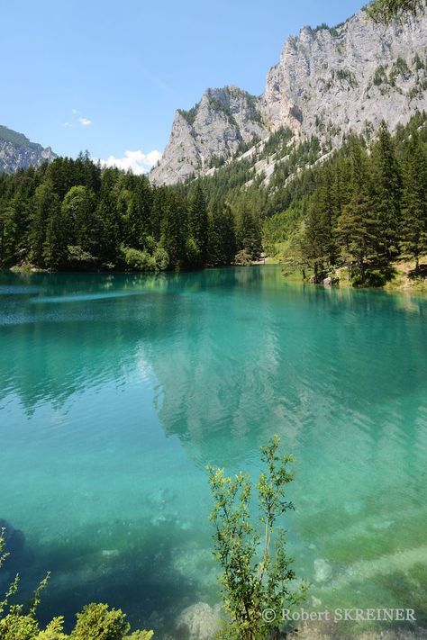 Green Lake Austria, Styria Austria, Streams In The Desert, Passport Stamps, Green Lake, Colorful Landscape, Beautiful Lakes, In The Desert, My Photos