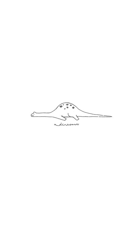 一條恐龍 白 腕龍 LINE主題 Line Theme, Line Game, Pastel Sky, Mini Printer, A Dinosaur, Minimalist Wallpaper, Line Store, Cool Backgrounds, White Wallpaper