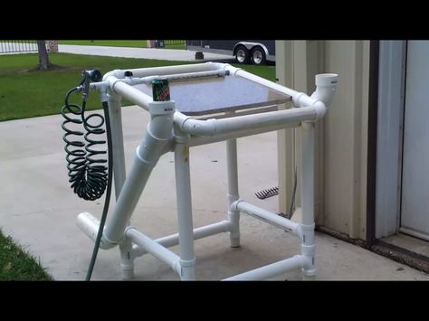 Fish Cleaning Station- This guys a genius!! Saltwater Fishing Gear, Fish Cleaning Station, Fish Cleaning Table, Cleaning Station, Saltwater Fishing Lures, Fishing Ideas, Diy Fishing, Fishing 101, Salt Water Fishing