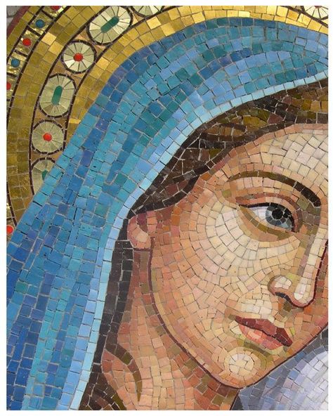 VENETIAN MOSAIC Fine Art Photograph Home or by CamilliaOriginals, $24.00 Mosaic Faces Ideas, Sicis Mosaic, Mosaic Portrait, Byzantine Mosaic, Mosaic Madness, Mosaic Tile Art, Mosaic Artwork, Byzantine Art, Italian Artist