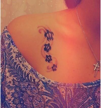 15+ Amazing Turtle Family Tattoo Designs | PetPress Turtle Tattoo Designs, Trending Tattoo, Family Tattoo Designs, Meaningful Tattoos For Women, Hawaiian Tattoo, Small Meaningful Tattoos, Turtle Tattoo, Temporary Tattoo Designs, Feather Tattoos