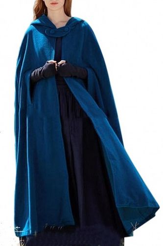 Winter Cape Coat, Zombie Prom Queen Costume, Plain Tunic, Hooded Trench Coat, Hooded Cape, Capes For Women, Closet Goals, Cape Coat, Hooded Cardigan