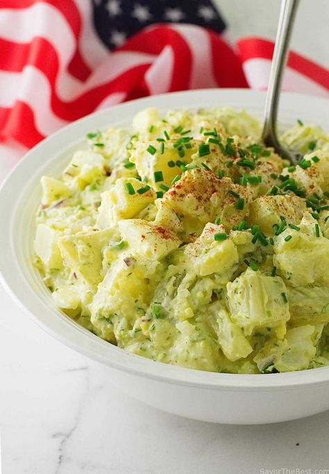 Picnic Potato Salad Potato Salad No Mayo, Herbed Potato Salad, Potato Salad Mustard, Potato Salad Dill, Potato Salad Dressing, Potato Salad Recipe Easy, Potato Salad With Egg, Vegan Potato Salads, Salads For A Crowd