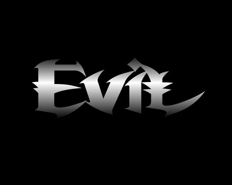 Evil wallpaper Evil Logo, Evil Wallpaper, Evil Words, Dark Evil, Evil Girl, Evil Demons, Evil Villains, Tarot Major Arcana, Scary Monsters