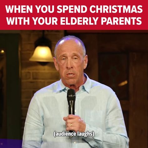 Christmas with Parents | Jeff Allen | comedy | When you spend Christmas with your elderly parents... Watch the full special on Dry Bar Comedy! #Christmas #StandUpComedy #JeffAllenComedy #LoveLanguages | By Jeff Allen Dry Bar Comedy, Five Languages Of Love, Jeff Allen, Languages Of Love, Watching Television, Gary Chapman, Tough Woman, Comedy Actors, Five Love Languages