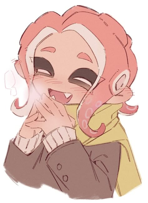 Splatoon Octoling Fanart, How To Draw Octoling, Cute Splatoon Art, Splatoon Color Palette, Splatoon Agent 8 Fanart, Splatoon Fanart Octoling, Octoling Fanart, Splatoon Pfp Octoling, Agent 8 Fanart