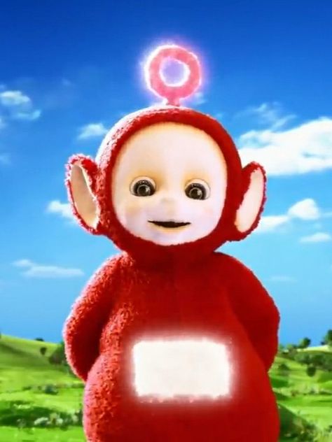 Red Telly Tubby, Teletubbies Profile Picture, Red Teletubby, Teletubbies Funny, Po Teletubbies, Matching Wallpaper, Grandmas House, Baby Bunnies