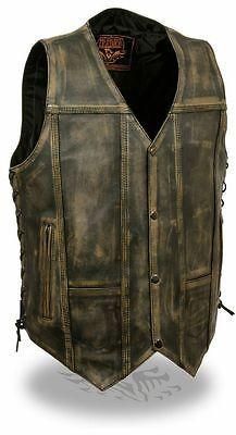 Jaket Motor, Riding Vest, Mode Steampunk, Leather Biker Vest, Pocket Vest, Biker Gear, Motorcycle Vest, Cool Bike Accessories, Biker Vest