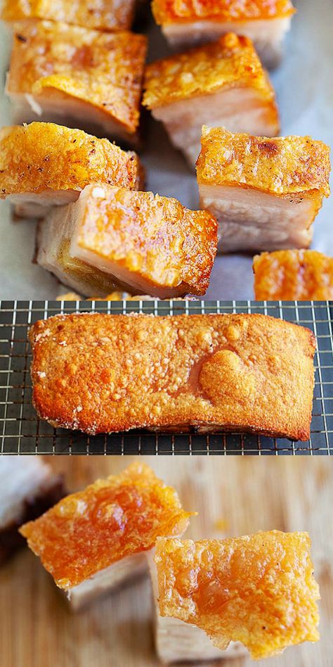 Roasted Pork Belly Recipe, Chinese Roast Pork, Takeout Recipes, Chinese Recipe, Diy Easy Recipes, Pork Belly Recipes, Pork Roast Recipes, Mapo Tofu, Easy Chinese Recipes