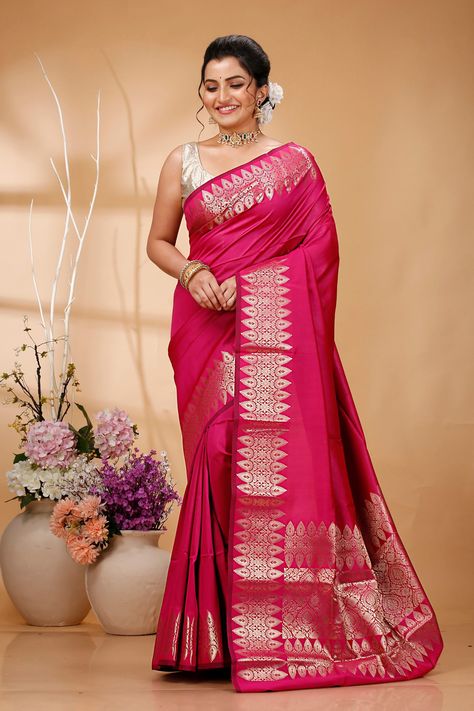 Onion pink saree