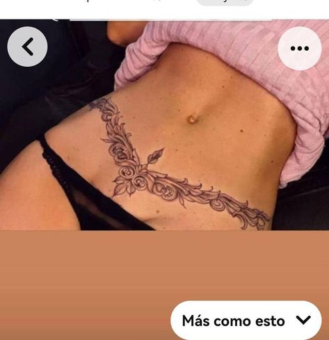 Cute Belly Tattoos, Belly Tattoo Ideas, Belly Tattoos For Women, Lower Stomach Tattoos For Women, Henna Belly, Belly Button Tattoos, Lower Belly Tattoos, Abdomen Tattoo, Small Belly