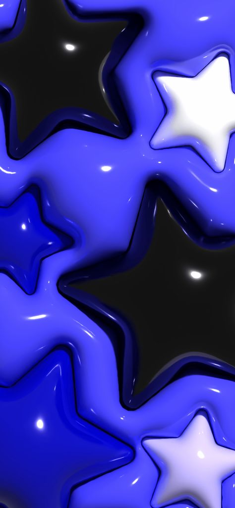 Dark Blue 3d Wallpaper, Blue Puffy Wallpaper, 3d Wallpaper Cute Blue, 3d Lockscreen Blue, 3d Wallpaper Star, Blue 3d Wallpaper, Wallpaper Yk2, Blue And Purple Wallpaper, 3d Lockscreen