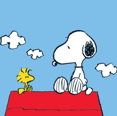 PEANUTS - Snoopy & Woodstock sitting on doghouse Gifs Snoopy, Snoopy Birthday Party, Peanuts Quotes, Newspaper Cartoons, Thanksgiving Sign, Woodstock Snoopy, Snoopy Party, Snoopy Birthday, Markus Zusak