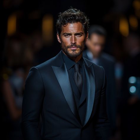 Eirik Sandvik (@house_aesthetiq) • Instagram photos and videos Black Tie Event Men, Black Tie Men, Silver Foxes Men, Creative Black Tie, Blue Three Piece Suit, Black Tie Dress Code, Black Tie Attire, Grey Hair Men, Style Aesthetics