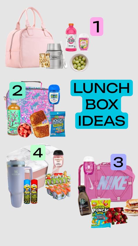 {🫧What one would you choose? 👙 } #beauty #lunchboxes #preppyfit Quick School Lunches, Homemade School Lunches, School Locker Decorations, Kids Lunch Box Meals, Middle School Essentials, School Backpack Essentials, Preppy School Supplies, Easy School Lunches, School Lunch Recipes