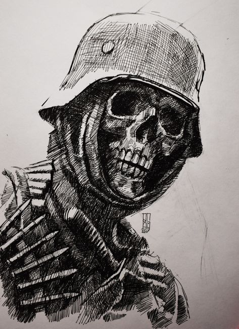 ArtStation - Deutsche soldaten Boris Groh, Soldier Drawing, Soldier Tattoo, Military Drawings, Bone Art, Combat Art, Dark Art Tattoo, Dark Art Illustrations, Reference Poses