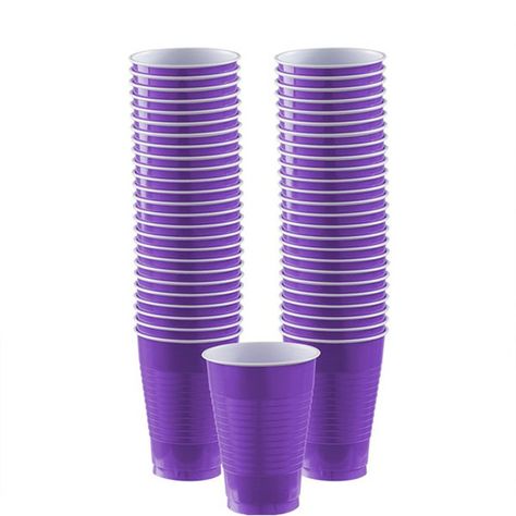 Euphoria Party, Plastic Party Cups, Wedding Memory, Purple Birthday, Purple Party, Kids Party Supplies, Sports Themed Party, Party Pack, Party Stores