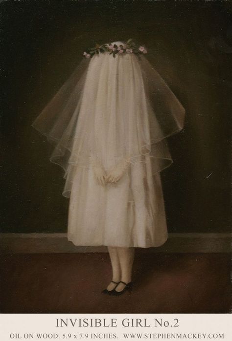 Stephen Mackey, Invisible Girl No. 2 Stephen Mackey, Arte Occulta, Mark Ryden, Audrey Kawasaki, Arte Obscura, Wow Art, Creepy Art, Pop Surrealism, Surreal Art