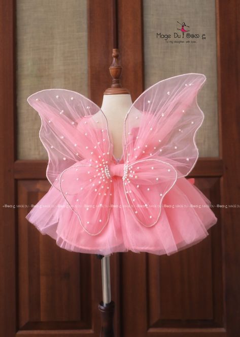 Pink Frock, Kids Dress Collection, Girls Dresses Diy, Princess Dress Kids, Baby Dress Design, Baby Dress Patterns