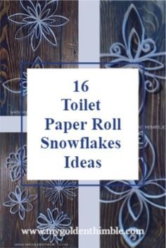 Toilet Roll Snowflakes Diy, Snowflakes Toilet Paper Roll Crafts, Toilet Paper Tubes Christmas Crafts, Christmas Decor Ideas Toilet Roll, Diy Toilet Paper Roll Snowflakes, Toilet Roll Xmas Decorations, Snowflakes Out Of Toilet Paper Rolls, Toilet Paper Roll Crafts Butterfly, To Roll Crafts