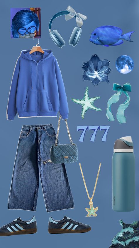 Blue vibe 💙 #blue #fyp Cyan Outfit, Vibe Blue, Blue Vibe, Blue Outfit, Outfits Aesthetic, Outfit Inspirations, Pins, Blue, Clothes