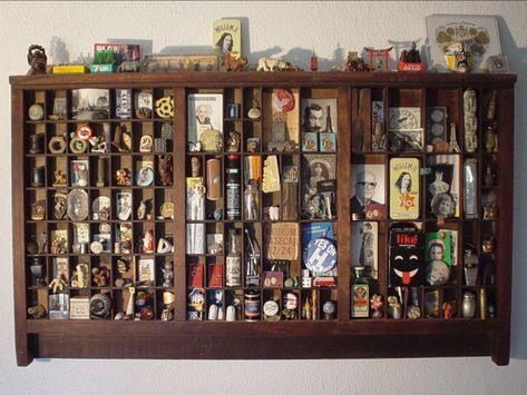 The Type Drawer | I've been collecting stuff in this typeset… | Flickr Scrapbook Shadow Box, Drawer Ideas, Box Assemblage, Printers Drawer, Printers Tray, Box Shelves, Shadow Box Art, Tray Display, Found Object Art