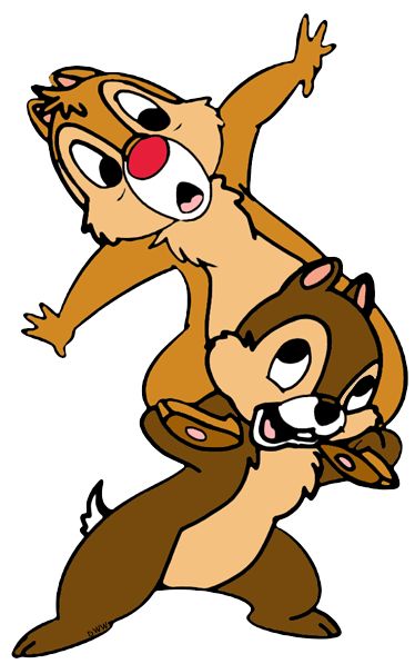 Twin Characters, Disney Chip And Dale, Disney Best Friends, Jungle Book Disney, Star Wars Stickers, Childhood Characters, Chip N Dale, Kids Chair, Easy Cartoon Drawings