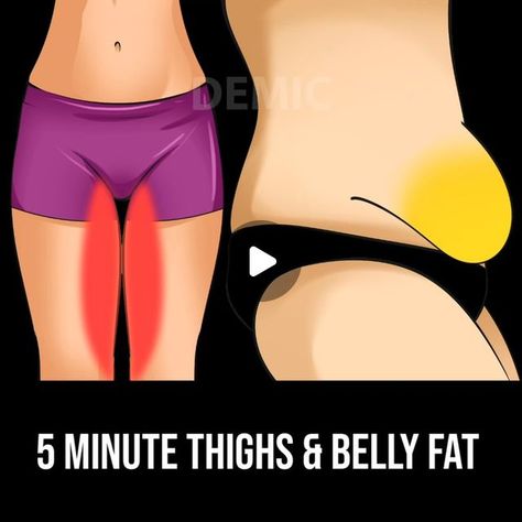 DEMIC STORY on Instagram: "5 Minute Thighs & Belly Fat" Demic Story, May 5, Belly Fat, On Instagram, Instagram