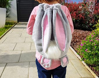 Unicorn backpack kids backpack unicorns backpack fairy | Etsy Baby Utensils, Bunny Backpack, Toddler Patterns, Rabbit Crafts, Animal Backpacks, Unicorn Backpack, Diy Bags Purses, Kids' Bag, Baby Sewing Patterns