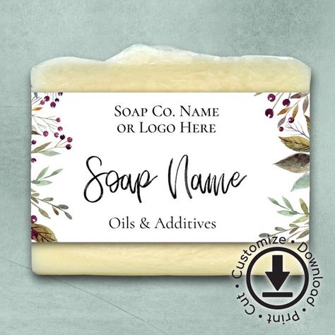 Soap Logo Design Ideas, Handmade Soap Packaging Ideas, Artisan Soap Packaging, Soap Packaging Ideas, Soap Label Design, Soap Label Template, Soap Packaging Diy, Handmade Soap Packaging, Soap Labels Template