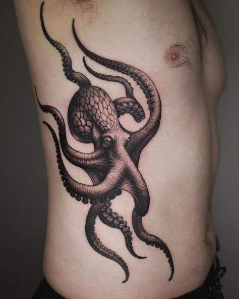 70+ Octopus Tattoo Ideas with Meanings in 2023 - 100 Tattoos Octopus Tattoo Ideas, Octopus Thigh Tattoos, Thigh Tattoo Men, Tattoos Instagram, Octopus Tattoo Design, Hip Thigh Tattoos, Octopus Tattoos, 100 Tattoo, Tattoo Parlor