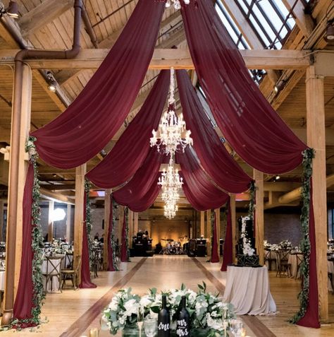 Ceiling Swag, Bougainvillea Wedding, Wedding Ceiling Decorations, Ceiling Drapes, Ceiling Drapery, Wedding Arch Draping, Wedding Drapery, Arch Draping, Wedding Arches Outdoors