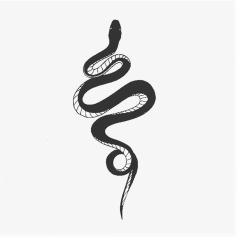 Serpent Tattoo, Snake Tattoo Design, Geniale Tattoos, Inspiration Tattoos, E Tattoo, Diy Tattoo, Tattoo Outline, Snake Tattoo, Nature Tattoos