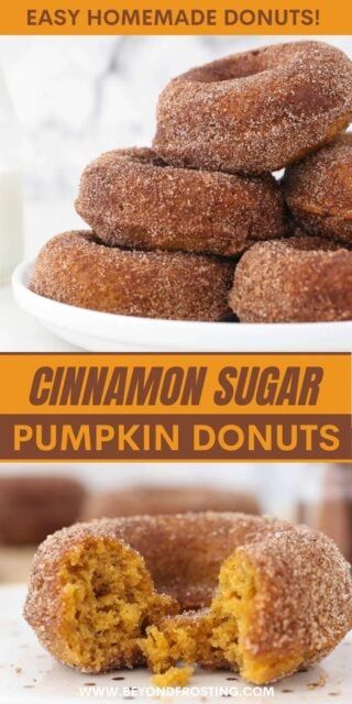 Doughnut Recipes, Baked Donut, Cheesecake Vegan, Fall Recipes Pumpkin, Homemade Donuts Recipe, Morning Brunch, Cinnamon Sugar Donuts, Donut Recipe, Sugar Pumpkin