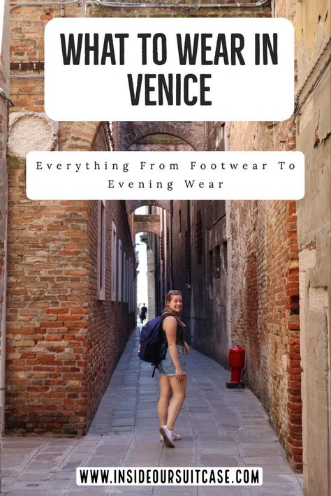 City Break Outfit Summer, What To Wear In Venice, Venice In October, Venice Italy Outfit, Italy Packing, What To Wear In Italy, Italy Packing List, Beautiful Cities In The World, City Break Outfit